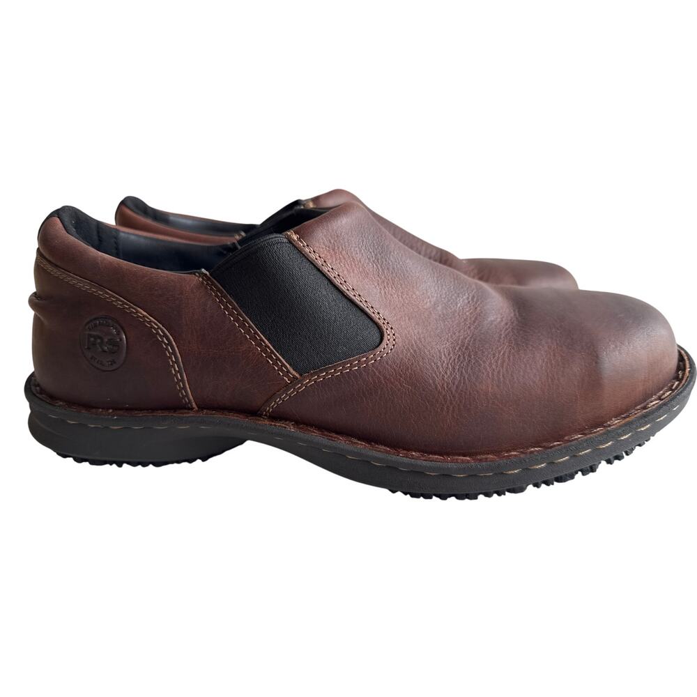 Timberland PRO Work Shoe Gladstone ESD Men's 10M Steel Toe Leather Slip On